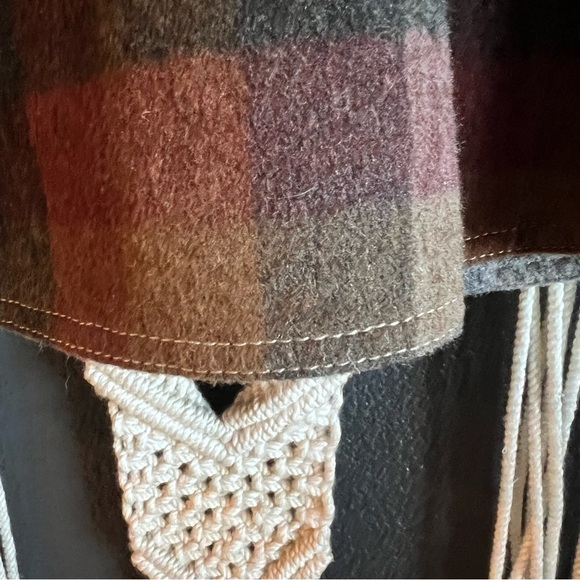 Jeremiah American Legacy Mens (L) Brown Plaid Wool Blend Flannel Shirt Shacket - Picture 6 of 6